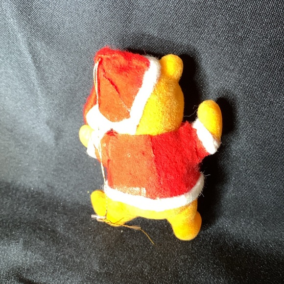 Set of 12 vintage flocked plastic Christmas ornaments - Picture 13 of 16